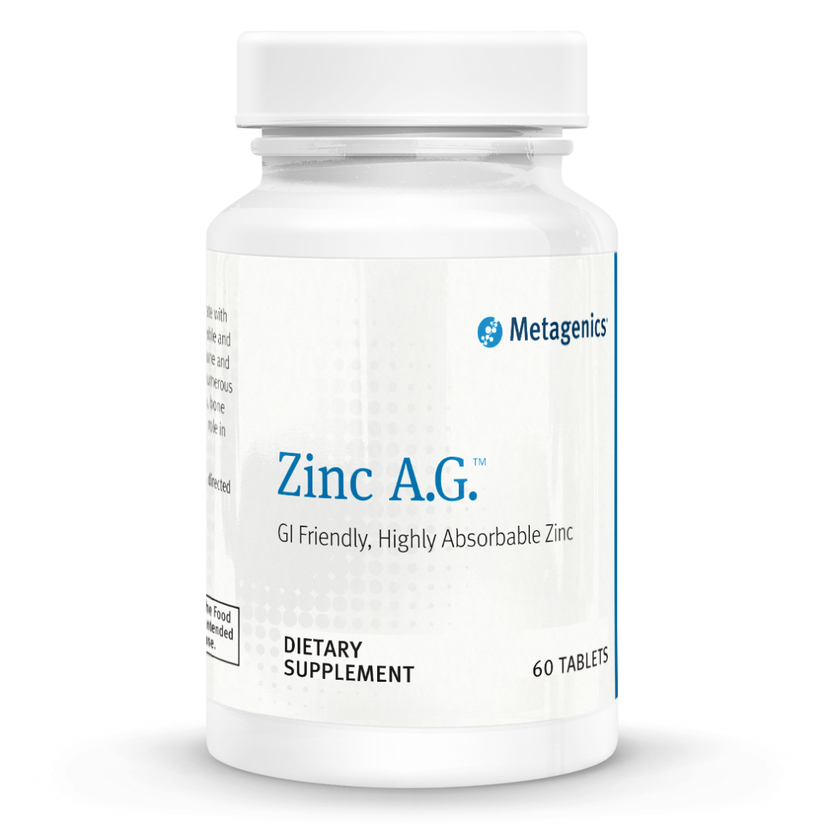 Metagenics Zinc AG (30 Tablets, 60 Tablets) Knysna Health Your