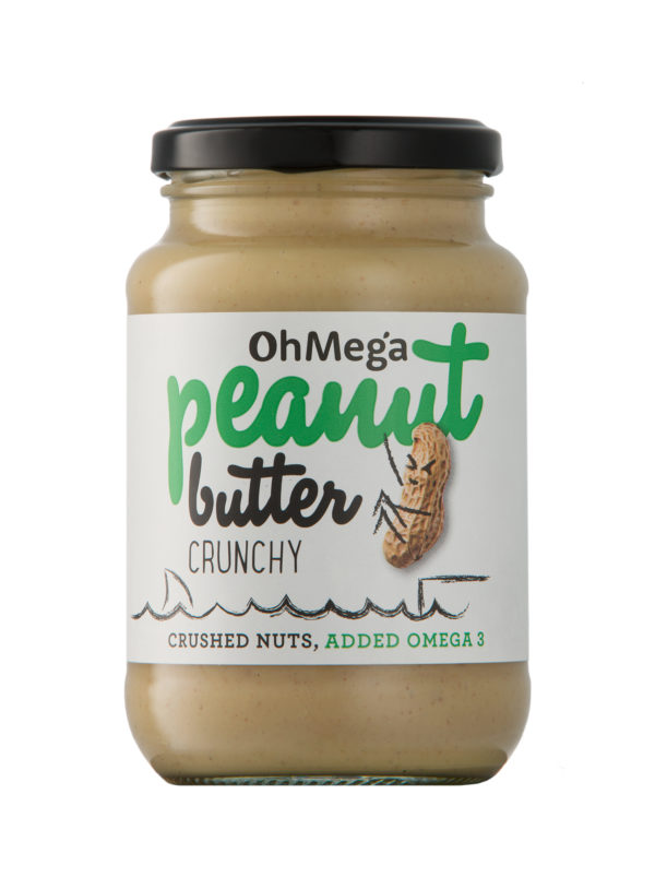 OhMega - Peanut Butter (Crunchy) 400g