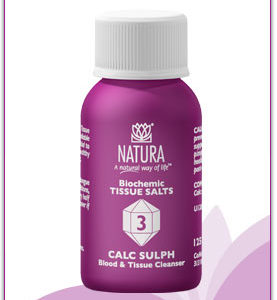 Natura - Calc Sulph Tissue Salt No.3, 125 Tablets