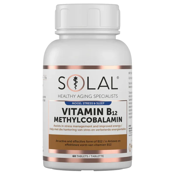 Solal - Vitamin B12 Methylcobalamin 60 Sublingual Tablets