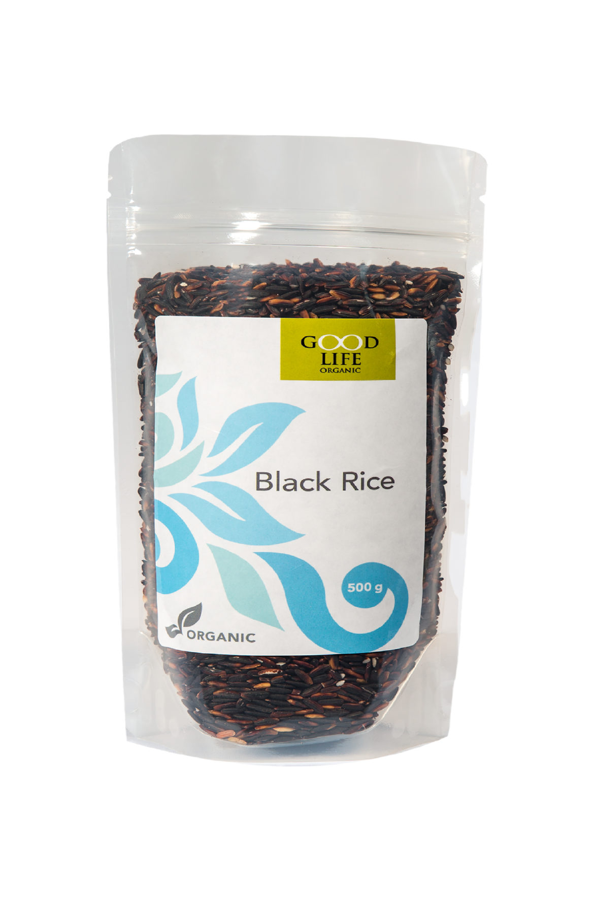 Good Life Organic Black Rice 500g Knysna Health Your Natural   Black Rice HR White 1170x1775 