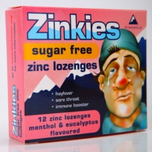 Zinkies Lozenges Sugar Free 12