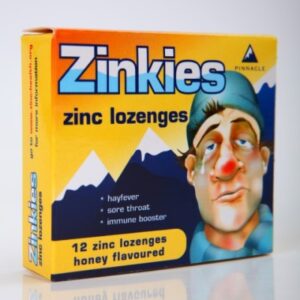 Zinkies Lozenges Honey 12
