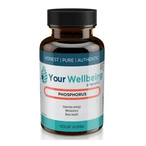 Your Wellbeing - Phosphorus Mineral 300mg 60 vegicaps