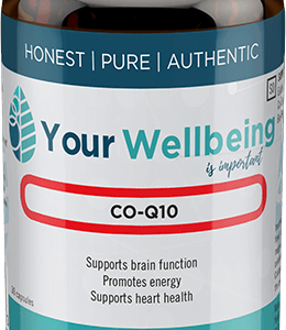 Your Wellbeing - Co-Enzyme Q10 500mg 30 vegicaps