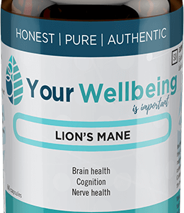 Your Wellbeing - Lion's Mane 500mg 60 vegicaps