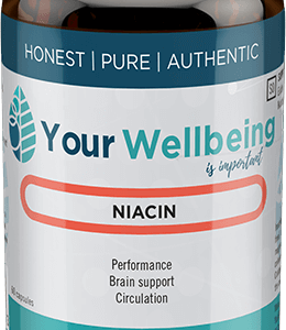 Your Wellbeing - Niacin 500mg 60 vegicaps