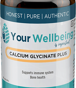 Your Wellbeing -Calcium Glycinate-Plus 1000mg 60 vegicaps