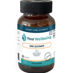 Your Wellbeing - Zinc Glycinate 50mg 30caps