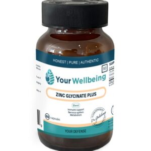 Your Wellbeing - Zinc Glycinate Plus 60 caps