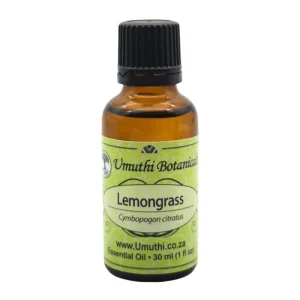 Umuthi Botanicals – Lemongrass Essential Oil (10ml, 30ml)