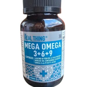 The Real Thing - Mega Omega 3+6+9 60 Capsules