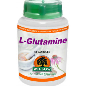 Willow - L-Glutamine 50 Capsules