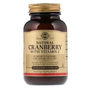 Solgar - Cranberry Extract with Vitamin C 60 Vege Capsules