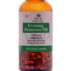 BioLife Nutrition - Evening Primrose Oil 1000mg 60 Gelatin Capsules