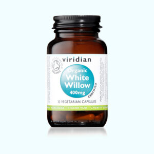 Viridian - Organic White Willow 400mg – 30 Veg Caps