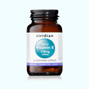 Viridian - Natural Vitamin E 400IU – 30 Vegicaps