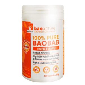BaoActive - Baobab Powder 80g 160 Capsules