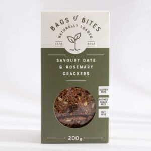 Naturally Loaded - Savoury Date & Rosemary Crackers