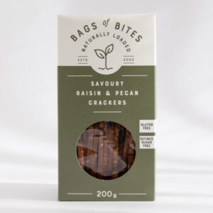 Naturally Loaded - Savoury Raisin & Pecan Crackers 200g