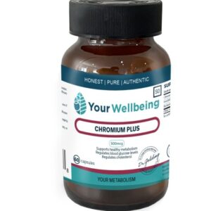 Your Wellbeing - Chromium Polynicotinate Plus 60 Capsules