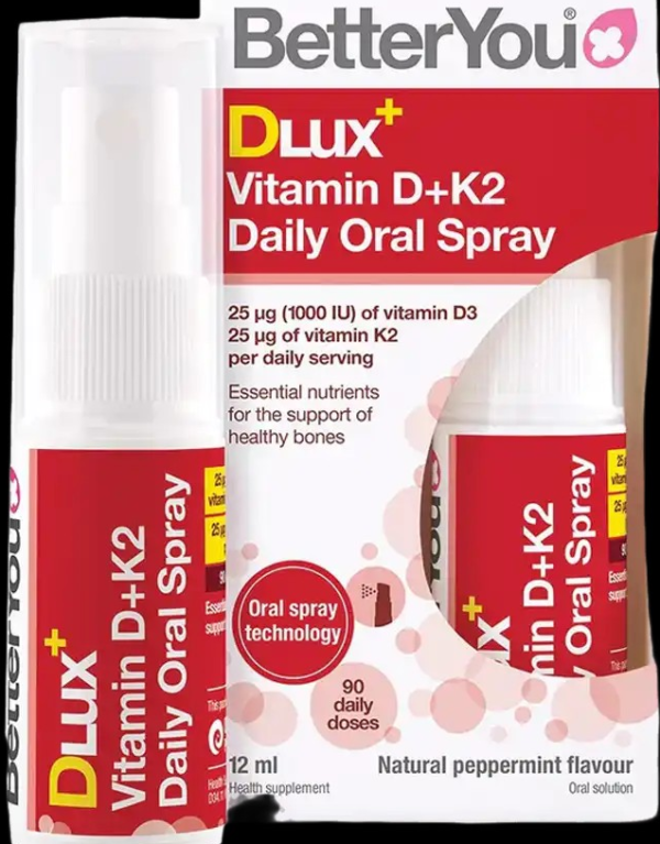 Natro - Dlux Vitamin D + K2 Daily Oral Spray 12 ml