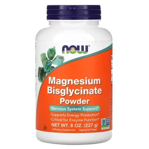 NOW - Magnesium Bisglycinate Powder - 227g