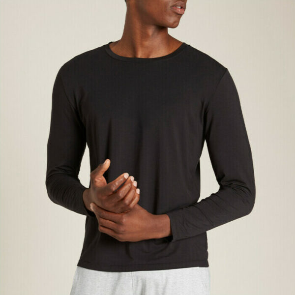 Boody Mens L/S T-Shirt - Black - M