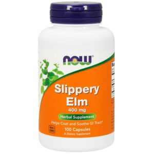 Now Foods Slippery Elm 400mg 100 Vegicaps