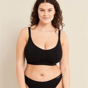 Boody Full Bust Wireless Bra - Black - 2XL