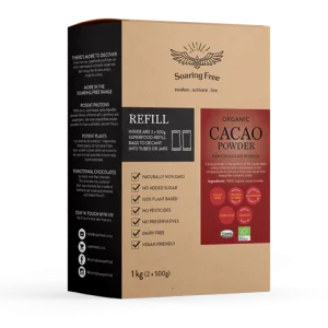 Organic Cacao Powder 1kg (2 x 500g)