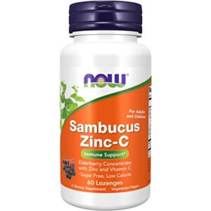 NOW- Sambucus Zinc-C 60 Lozenges