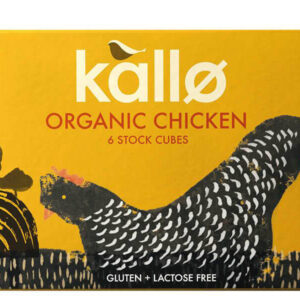 kallo - Organic Chicken 6 stock cubes 66g