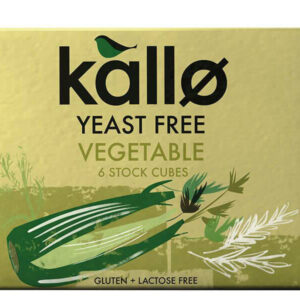 kallo - Yeast Free Vegetable 6 stock cube 66g