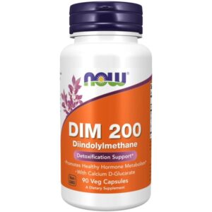 Now Foods - DIM 200 with Calcium D-Glucarate 90 Vegi Capsules