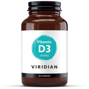 Viridian - Vitamin D3 1000iu 30 Capsules