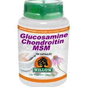 Willow - Glucosamine Chrondrotin MSM 100 Capsules