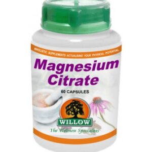 Willow - Magnesium Citrate 500mg 60Caps