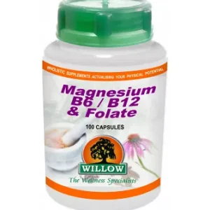 Willow - Magnesium B6/B12 & Folate 100 Capsules