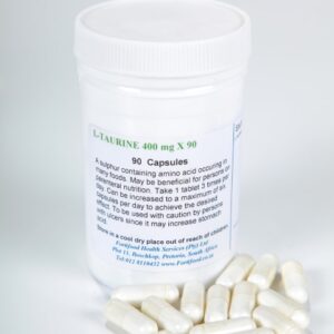 FortiFood - L-Taurine 400mg 90 Capsules