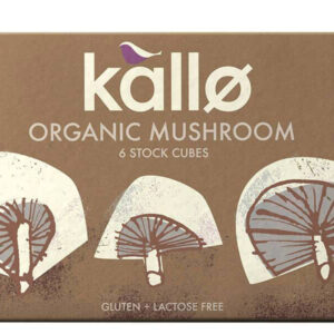 kallo - Organic Mushroom 6 stock cubes 66g