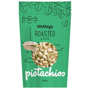Oh Mega - Pistachio Roasted & Salted 250g