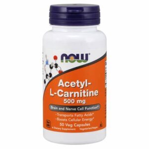 Now Foods Acetyl-L-Carnitine 500mg 50 Vcaps