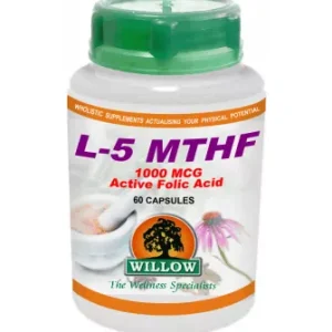 Willow - L-5MTHF 1000mcg 60 Caps