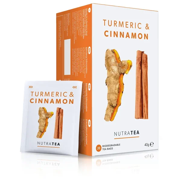 NutraTea- Tumeric & Cinnamon Tea 20x40g