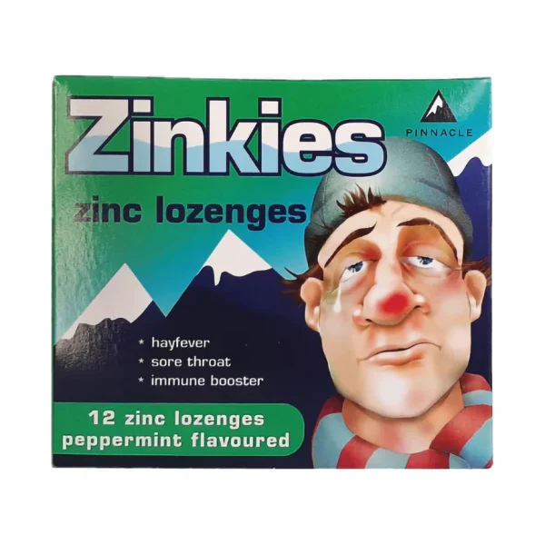 Zinkies Lozenges Peppermint (12)