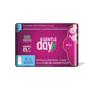 Gentle Day Eco Certified Pads Overnight/Heavy 8's