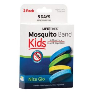 Lifetrek Mosquito Band KIDS Glow 2Pk