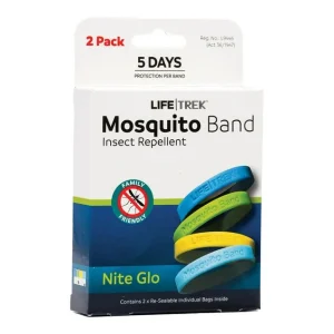 Lifetrek Mosquito Band Glow 2Pk
