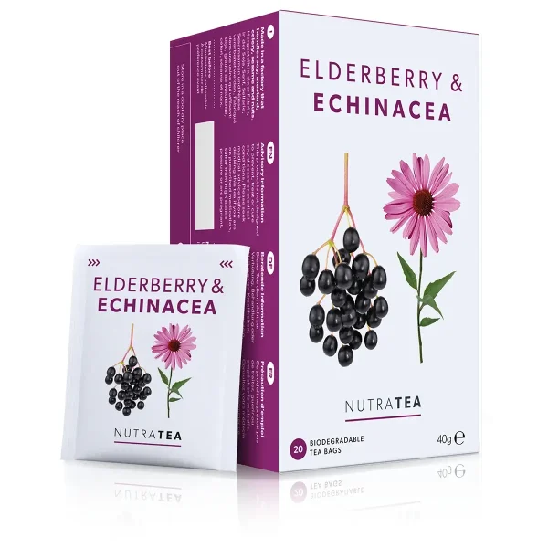 NutraTea - Elderberry & Echinacea Tea 20x40g